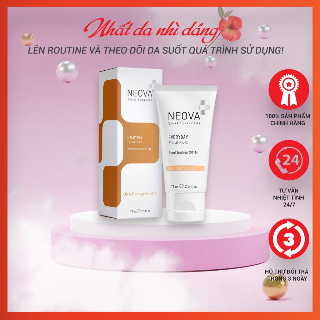 Kem chống nắng  NEOVA Everyday (Facial Fluid / Broad Spectrum SPF 44)