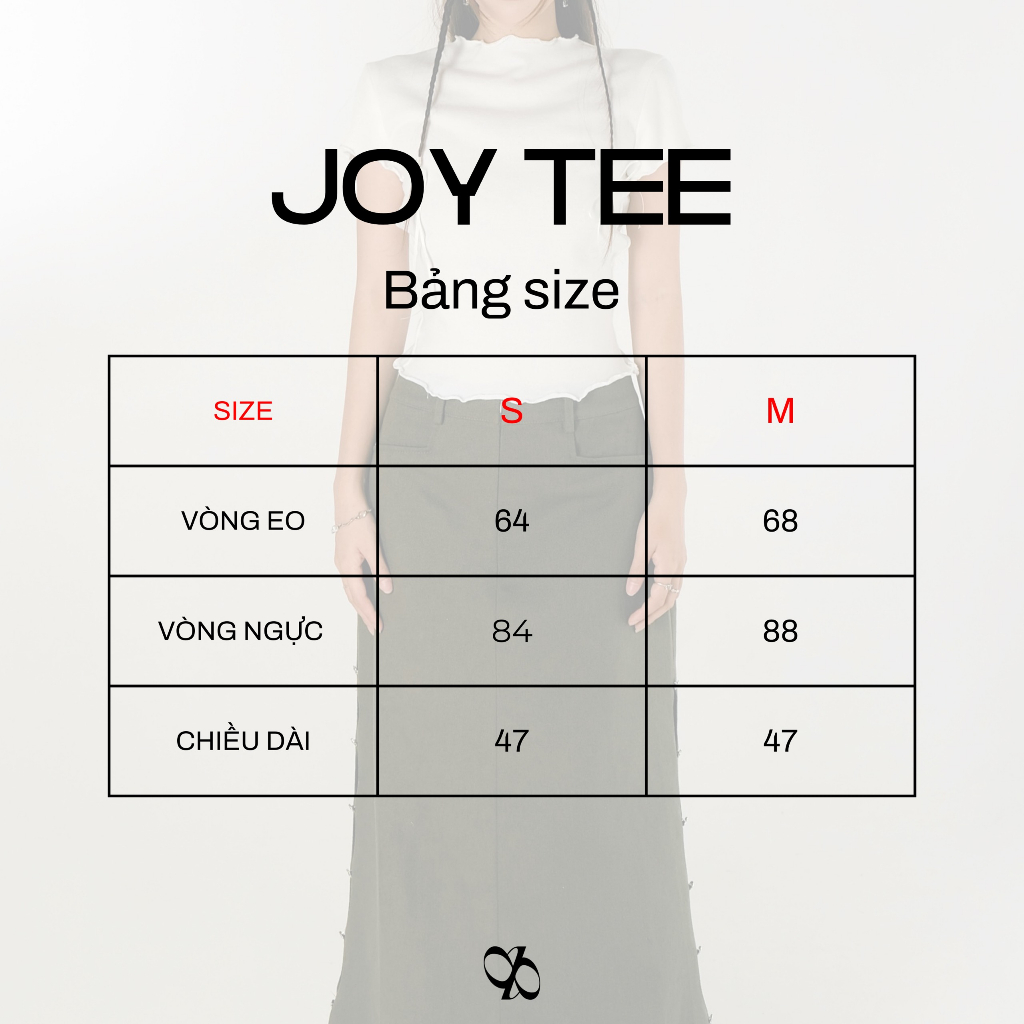 Áo thun baby tee cuốn biên INTO.EIGHT thiết kế