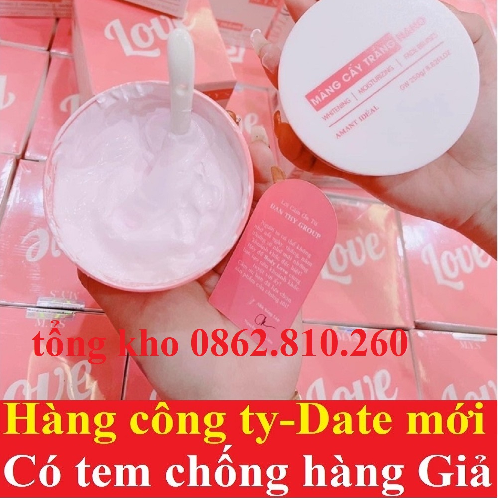 Kem cream body love siêu trắng màng cấy trắng Đan Thy thi