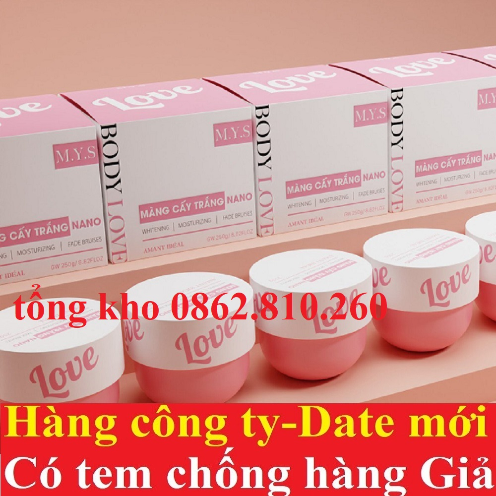 Kem cream body love siêu trắng màng cấy trắng Đan Thy thi
