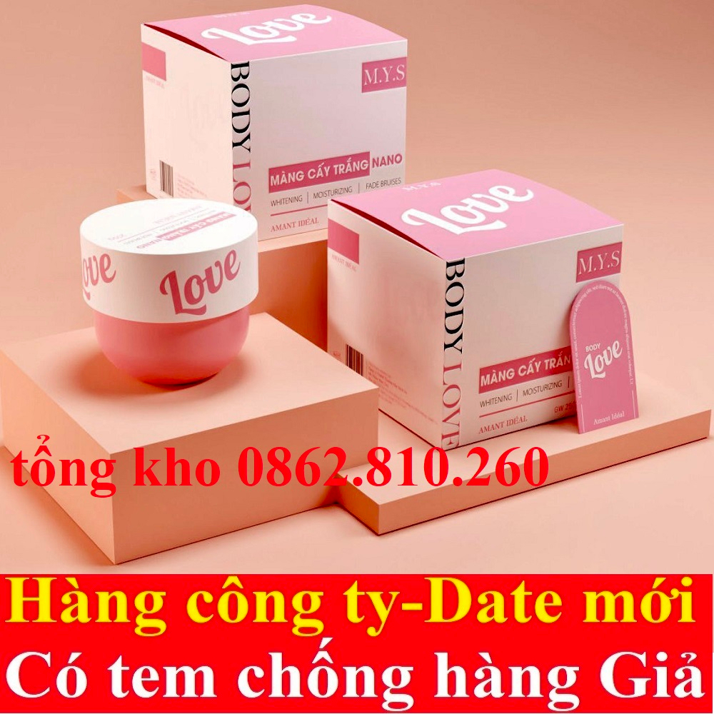 Kem cream body love siêu trắng màng cấy trắng Đan Thy thi
