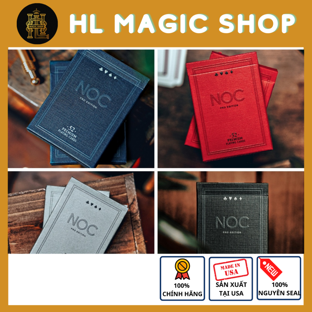 Bộ Bài Tây NOC Pro 2021 Playing Cards - Hàng Chính Hãng