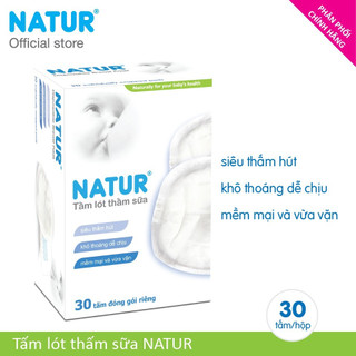 Tấm Thấm Sữa NATUR - Hộp 30 cái