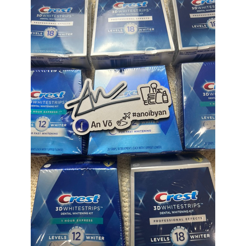 miếng dán trắng răng 3D crest