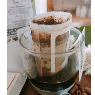 Cà phê Túi lọc 100% Arabica Cầu Đất (200gram/10 túi lọc)
