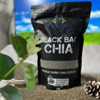 Hạt Chia Đen Hữu Cơ Úc (Gói 100g,200g,300g) -Túi zip