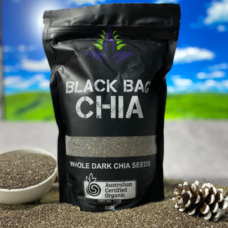 Hạt Chia Đen Hữu Cơ Úc (Gói 100g,200g,300g) -Túi zip
