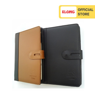 Sổ kẻ ngang bìa giả da kẹp còng KLONG A5 200 trang 70/84; MS: 352