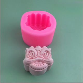 Khuôn silicon 3d làm rau câu hình con lân