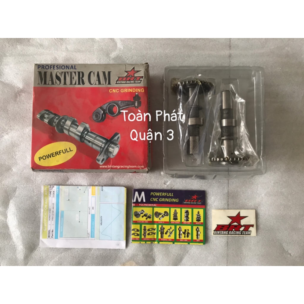 CAM BRT RACING ( 1 CẶP) CHO SONIC/WINNER - BRT RACING - CHÍNH HÃNG BRT INDONESIA
