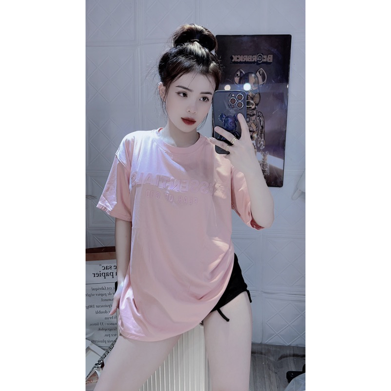 Áo Phông dập cao su ess siêu hot hit cháy hàng JELLYSTORE FULL tang mác như video nha fom 40-70kg