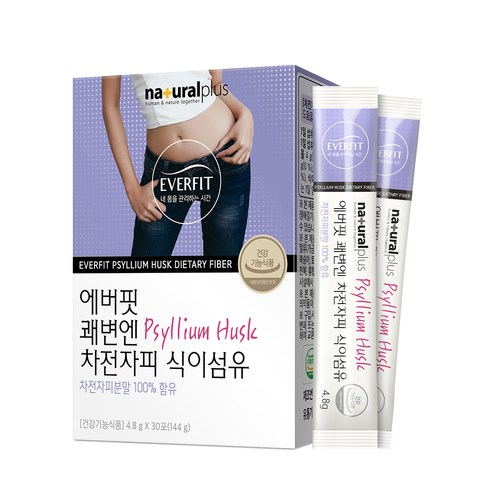 Chất xơ hòa tan vỏ mã đề Everfit Psyllium Husk Dietary Fiber 30 gói