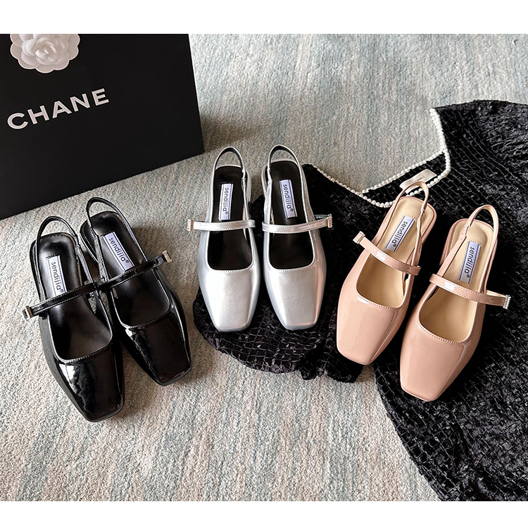 Giày Sục Gót Vuông Big SIze _ Hàng có sẵn ( size 40-43)
