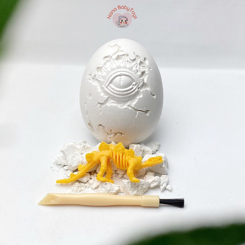 Đồ Chơi Khảo Cổ Hình Trứng Tìm Xương Khủng Long Mini Cho Bé