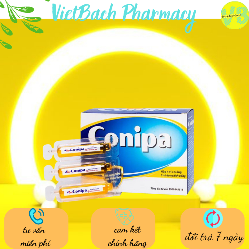kẽm Conipa bổ sung kẽm cho bé (hộp 20 ống)