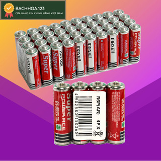 Pin AA 1.5v Maxell R6P(AR)4P Super Power ACE - Pin tiểu chính hãng siêu bền - giá 2 viên