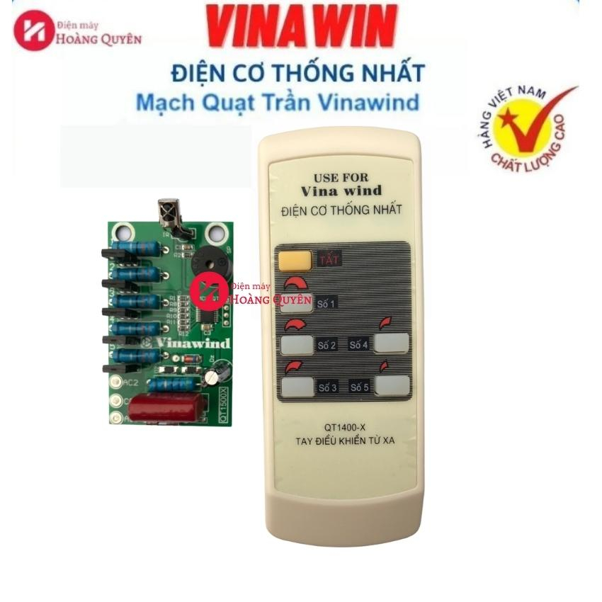 Mạch Và Điều Khiển Quạt Trần VINAWIND - Điện Cơ Thống Nhất Use For Vinawind QT1400-X