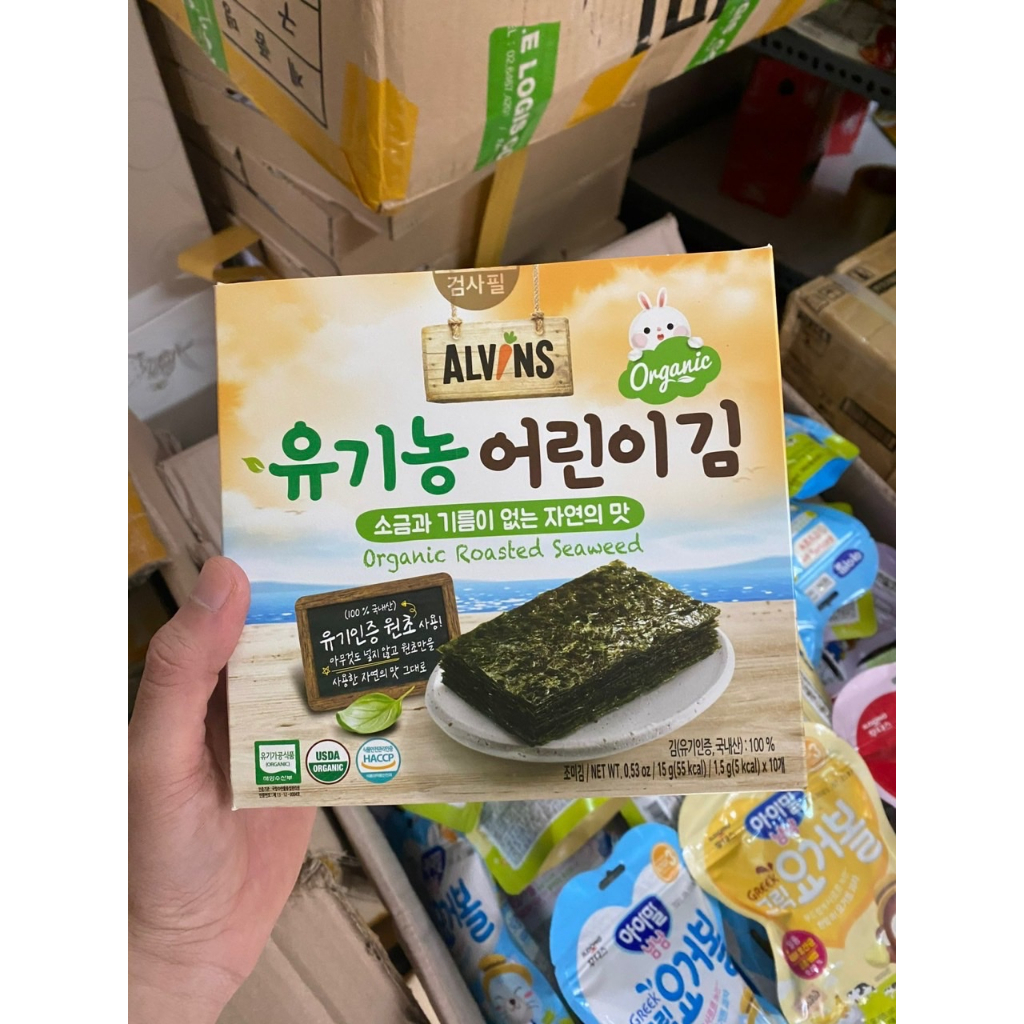 Rong Biển Hữu Cơ Tách Muối Alvin Hộp