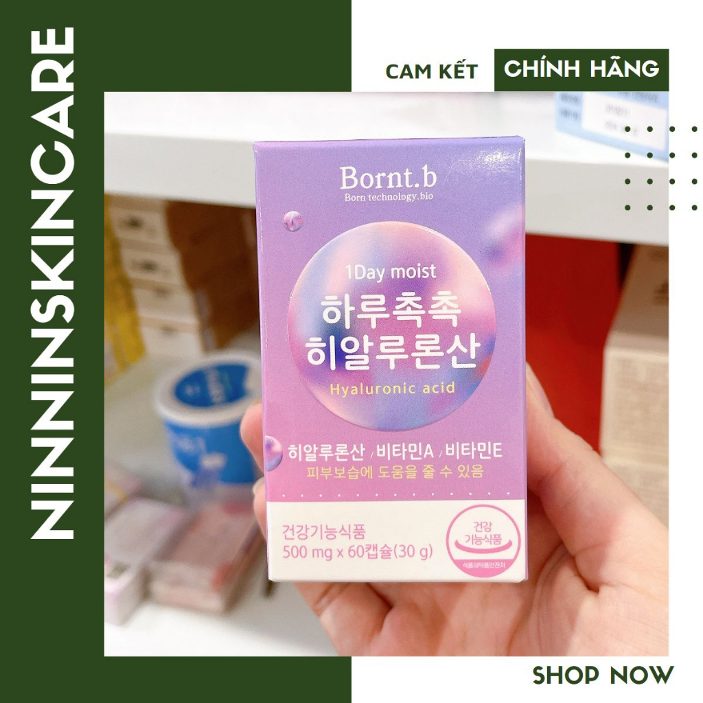 Cấp nước căng bóng trắng sáng Bornt.b hộp 60v Hàn Quốc