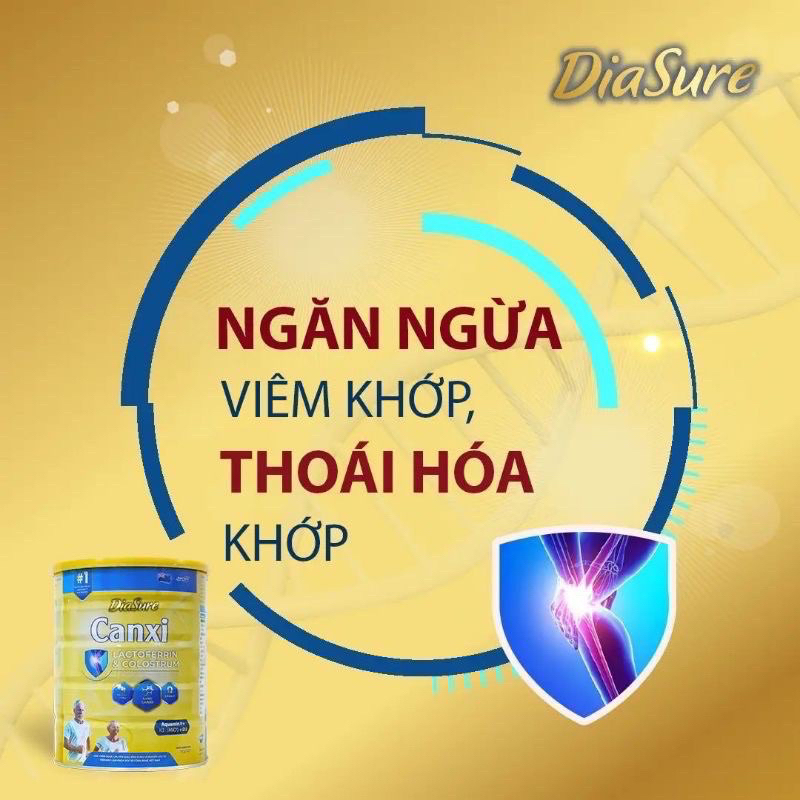 Sữa Diassure Canxi sữa dành cho người bị xương khớp