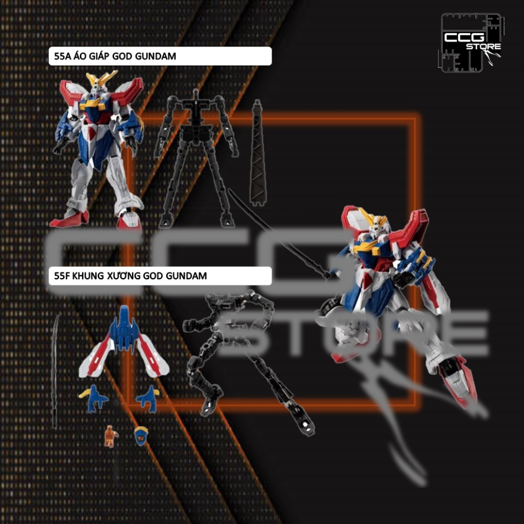 Mô hình lắp ráp Gundam - BANDAI - Mobile Suit Gundam G Frame FA04