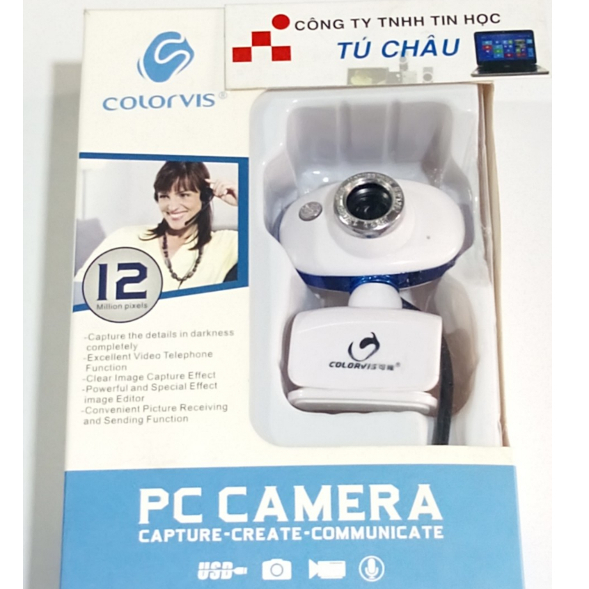 Webcam máy tính Colovis ND80 (Tự nhận driver, hình ảnh chất lượng, rỏ nét)