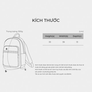 Balo BAMA Shine Backpack
