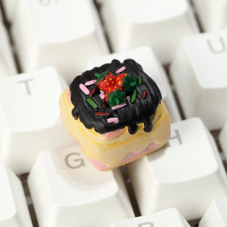 Nút Keycap Bánh Ngọt Siêu Cute Dành Cho Bàn Phím Cơ