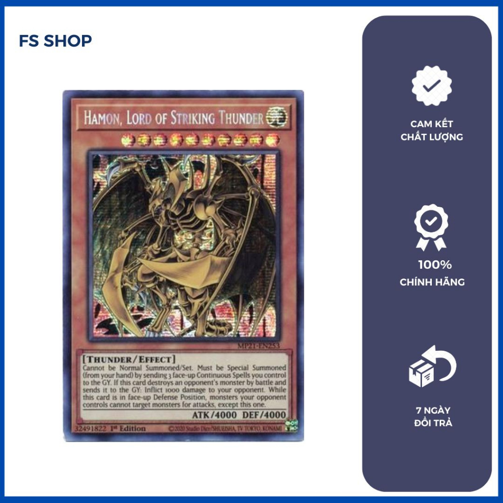 Thẻ bài yugioh chính hãng Set Tam Quỷ – Prismatic Secret Rare