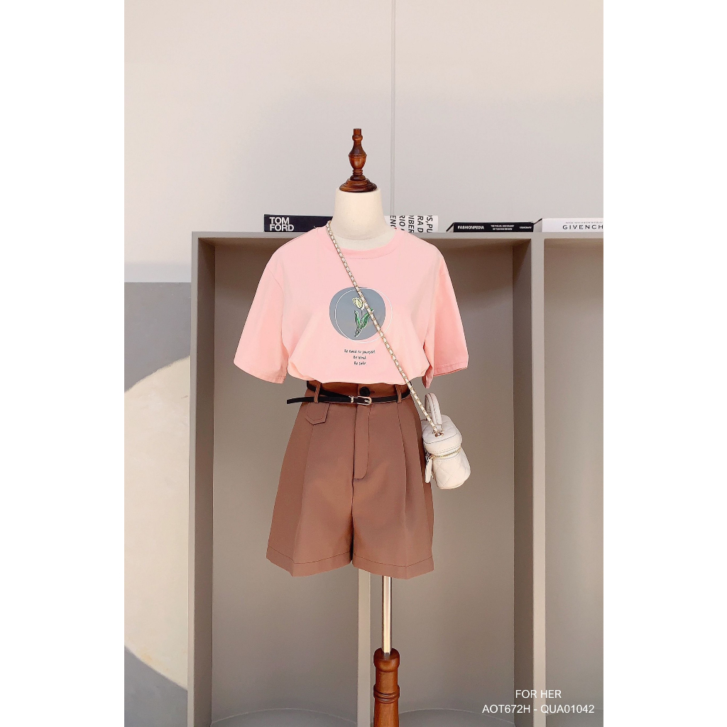 Quần short FOR HER kèm nịt QUA0104