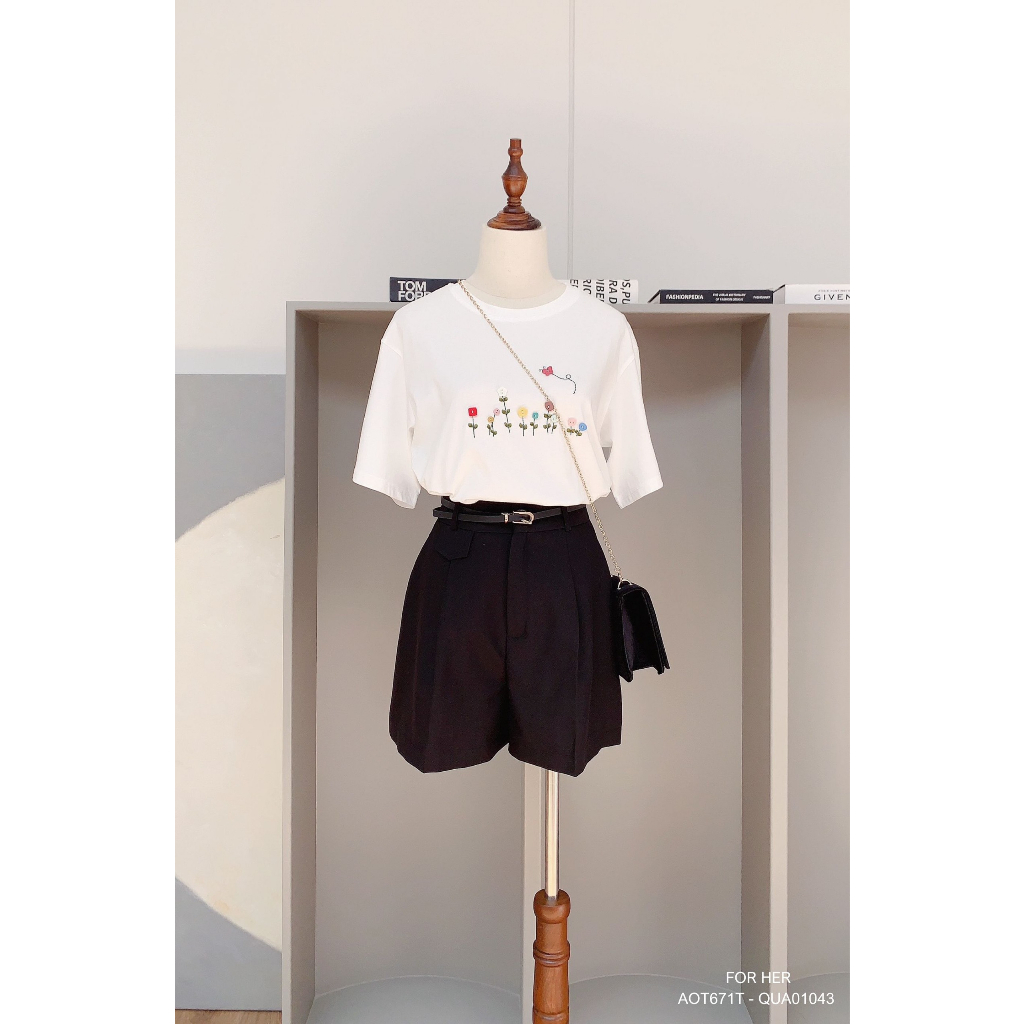 Quần short FOR HER kèm nịt QUA0104