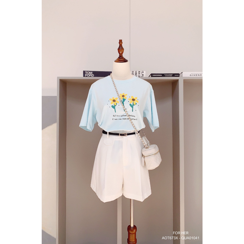 Quần short FOR HER kèm nịt QUA0104