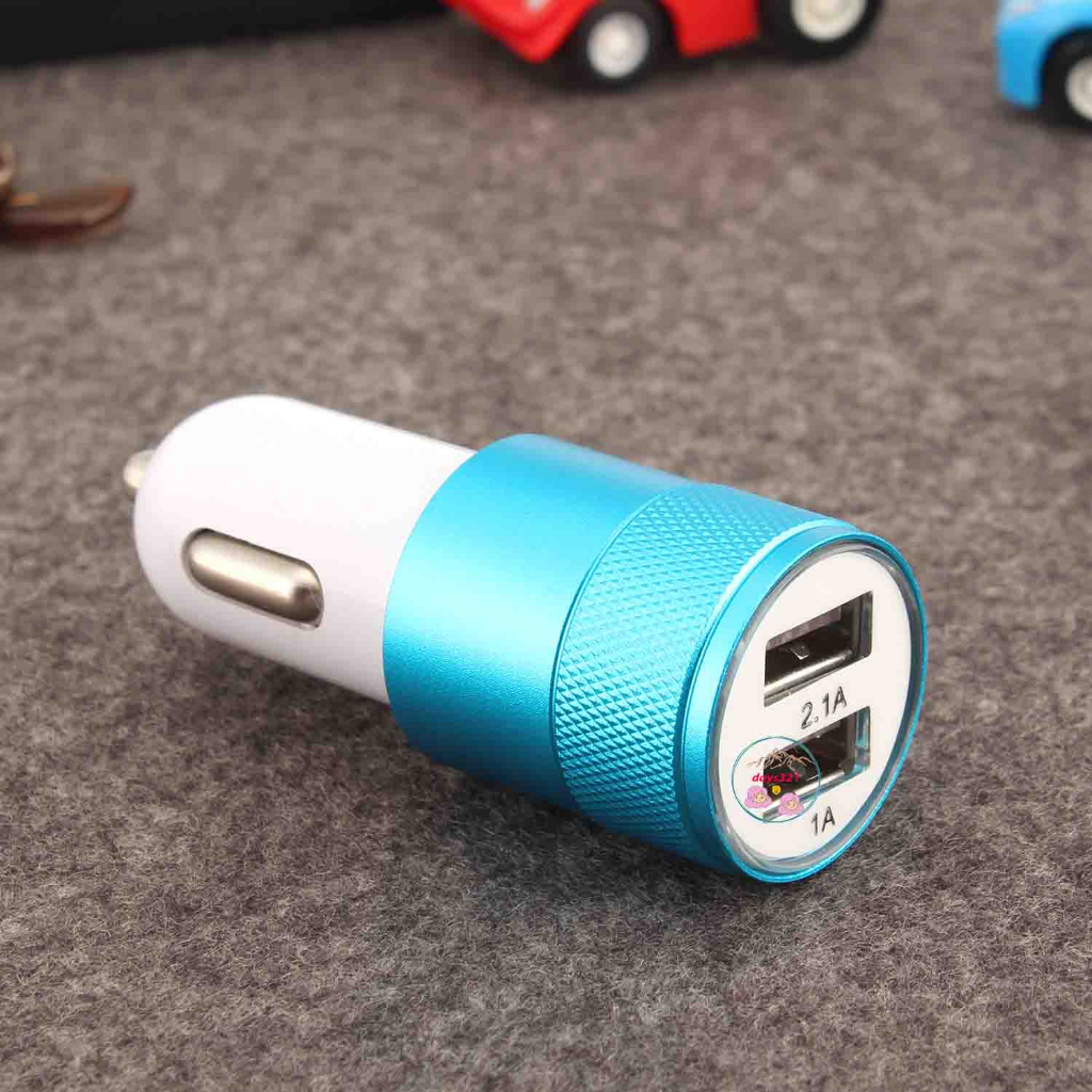 Tẩu Sạc Điện Thoại Cho Ô Tô Hai Cổng USB 2A Thông Minh Thông Dụng Cho Xe Hơi | BigBuy360 - bigbuy360.vn