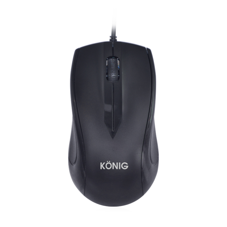 Chuột quang có dây Konig KM68 màu đen chính hãng