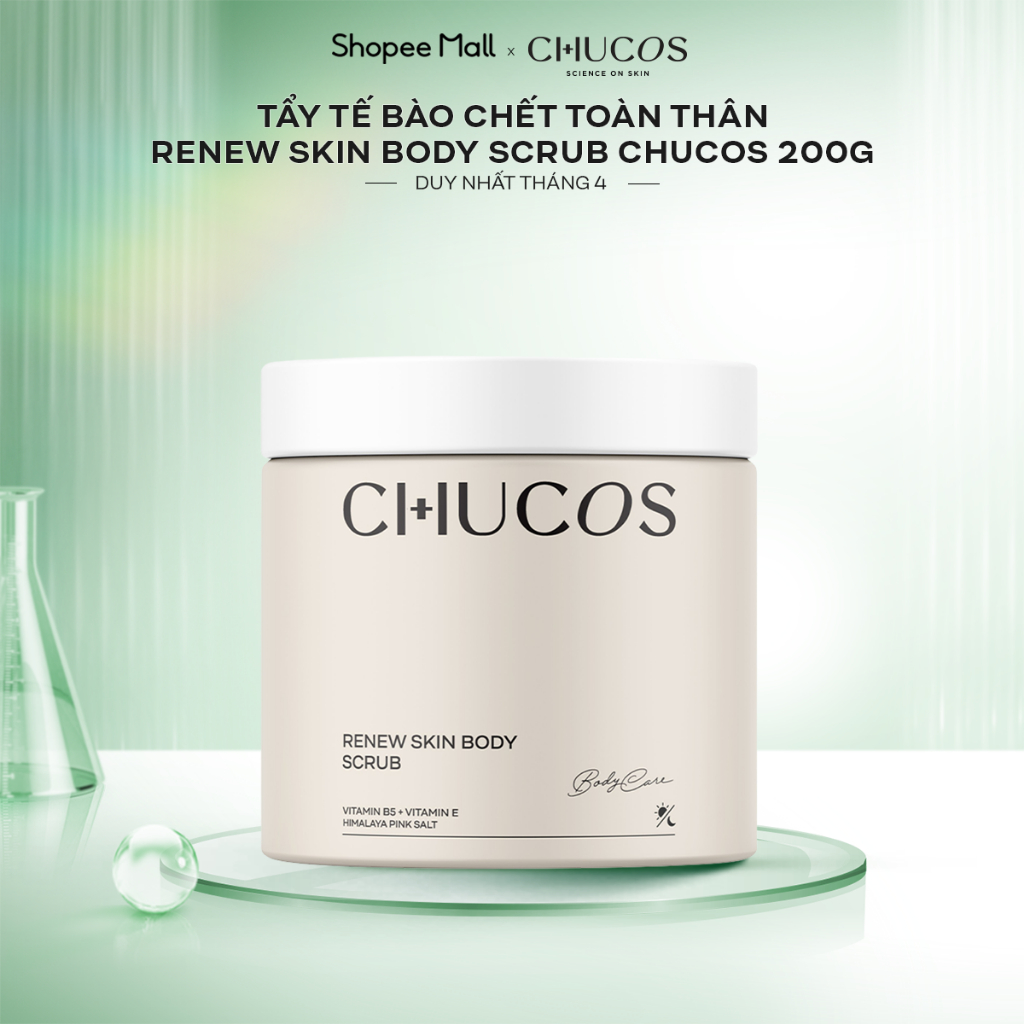 [Mã BMLTA35 giảm đến 35K đơn 99K] [Quà tặng] Tẩy Tế Bào Chết Toàn Thân Renew Skin Body Scrub CHUCOS 200g