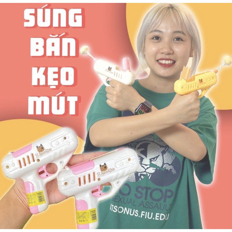Súng bắn kẹo mút