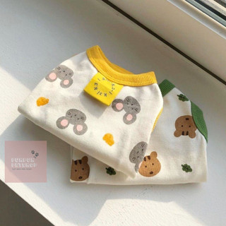 Áo thun tay gấu cho chó mèo mát mẻ chất lượng - punpun petshop