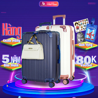 Vali Du Lịch Size 20 Inch Size 24 Inch Cao Cấp Giá Rẻ Bền Đẹp Chống Va Đập Trầy Xước Bảo Hành 5 Năm Bamozo 8809