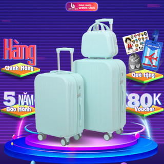 Combo Vali Du Lịch Size 20/24 Inch Và Cốp Vali Cao Cấp Giá Rẻ Bền Đẹp Bảo Hành 5 Năm Bamozo 8812