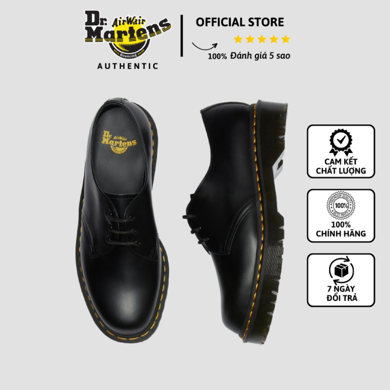 Giày Dr. Martens Chính Hãng Hoàng Phúc 1461 Bex Smooth Leather Oxford Shoes Trẻ Trung Cho Nam Nữ