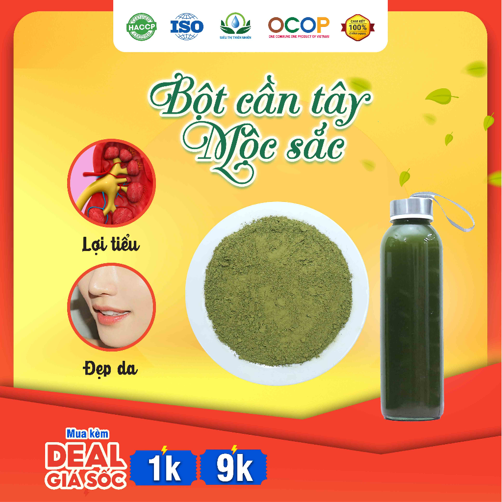 Bột Cần Tây Nguyên Chất Hỗ Trợ Giảm Cân, Tiêu Hóa Tốt Và Cung Cấp Vitamin Lọ 150G - SIÊU THỊ THIÊN NHIÊN