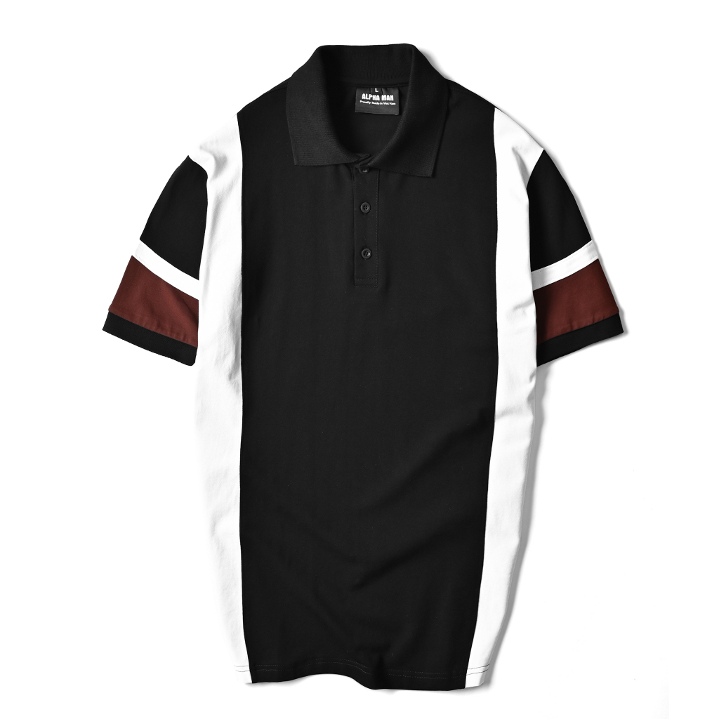 Áo Polo nam có cổ FAVORITO vải cá sấu cotton CSC, nam tính, thanh lịch, sang trọng - ALPHA MAN