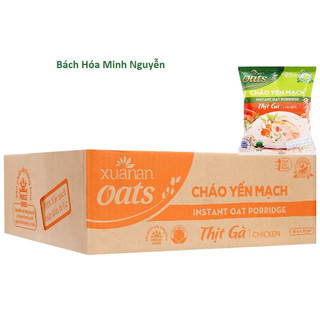 Thùng 30 cháo yến mạch - thịt gà 40g xuân an