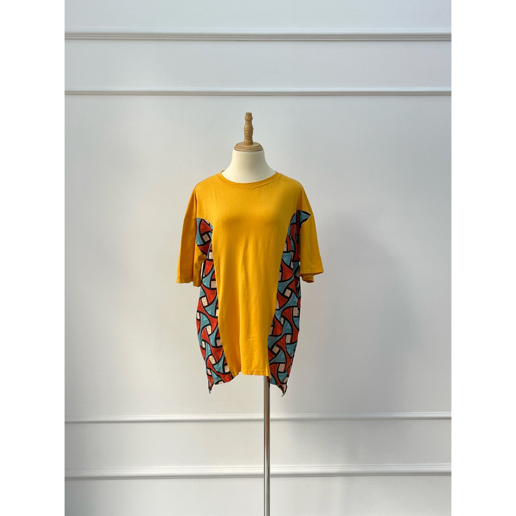 N252 Áo ZARA Hàng hiệu chính hãng thời trang nữ màu vàng cam size S Secondhand thanh lý ký gửi