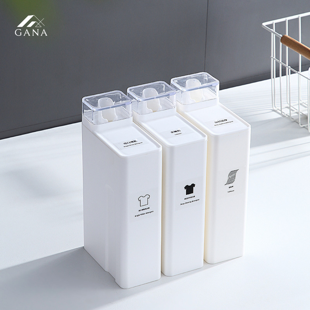 Bình rỗng đựng nước giặt, nước xả 1100ml | Chai nhựa đựng dung dịch có nắp đậy