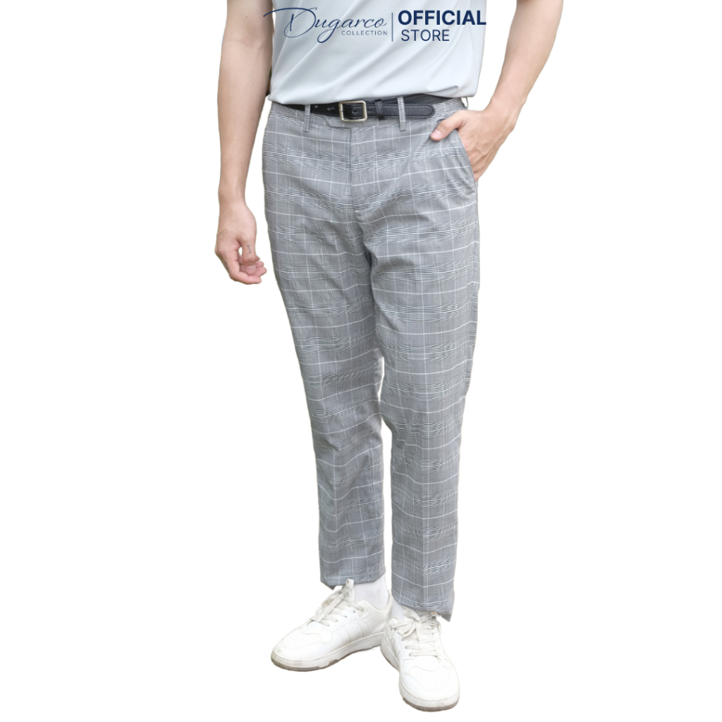 Quần Tây Âu Nam DUGARCO Ống Côn Công Sở Form Đứng Kiểu Dáng Basic Trẻ Trung Hàn Quốc 238PM21078