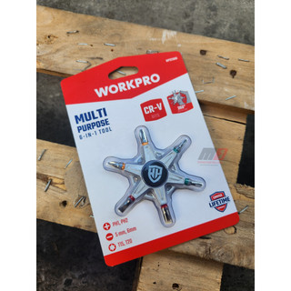 Bộ bit 6in1 Con quay xoay WORKPRO WP221065