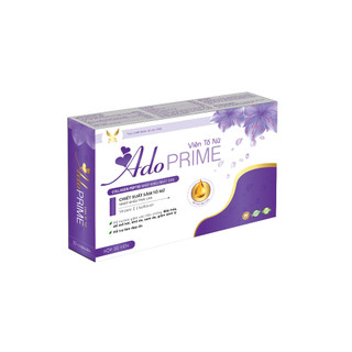 Viên uống Tố Nữ Ado Prime - Hỗ trợ làm đẹp da, giảm bốc hỏa (H/30 viên)
