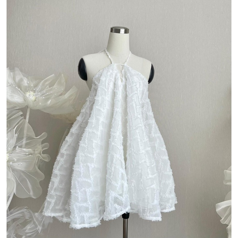 Váy Yếm Vải Bông Phồng Tặng Kèm Quần