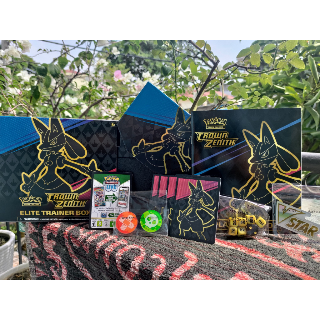 Hộp rỗng Pokémon TCG: Sword & Shield Crown Zenith Elite Trainer Box